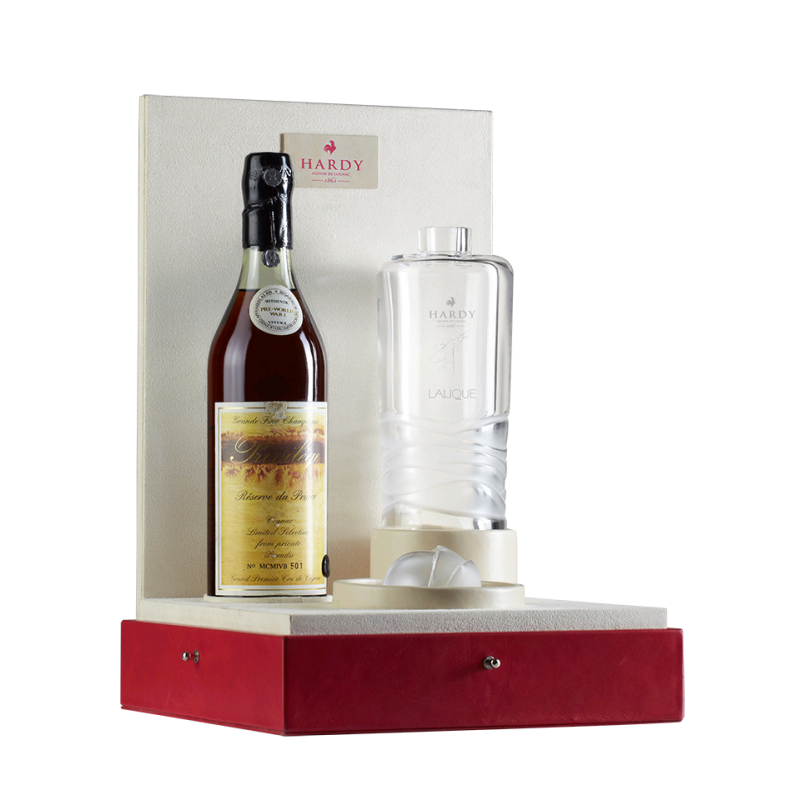 Privilège Lalique Grande Champagne Cognac Hardy édition limitée