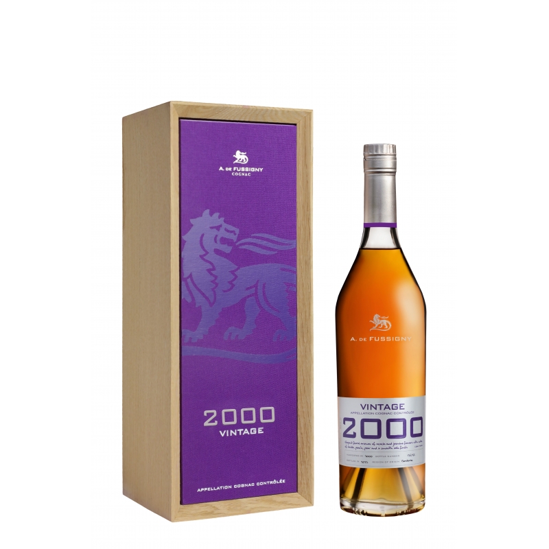 Millésime 2000 Borderies Cognac A. de Fussigny édition limitée