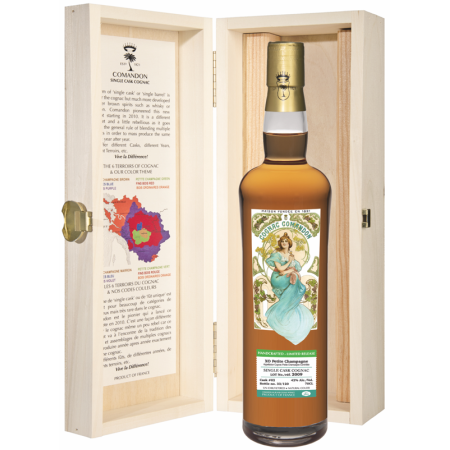 XO Petite Champagne Lot 2009 Single Cask Cognac Comandon édition limitée