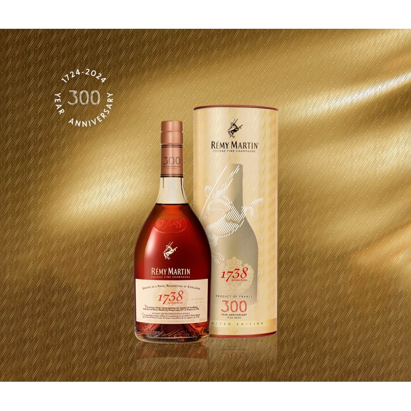 Cognac Rémy Martin 1738 Accord Royal 300e anniversaire - Édition Limitée