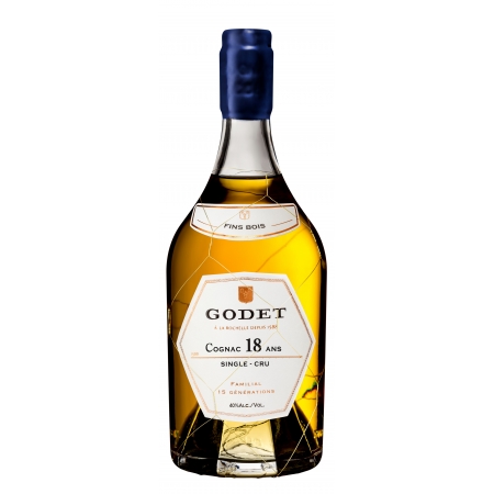 18 ans single cru Fins Bois Cognac Godet