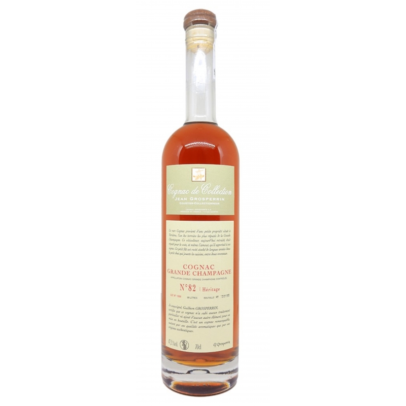 Héritage N°82 Grande Champagne Cognac Grosperrin édition limitée