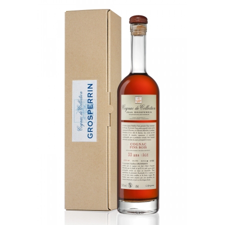 33 ans Fins Bois brut de fût Cognac Grosperrin