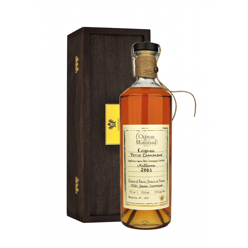 Millésime 2005 Petite Champagne Cognac Château Montifaud édition limitée