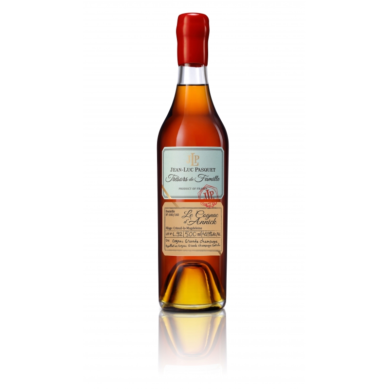 Annick L.92'S Cognac Grande Champagne Family Treasure limited edition Pasquet Jean-Luc